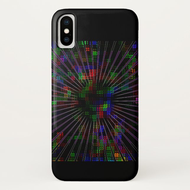 Coques Case-Mate iPhone Conception des éclats électriques (Dos)