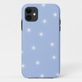 Coque Case-Mate iPhone Conception d'étoiles blanches et bleues