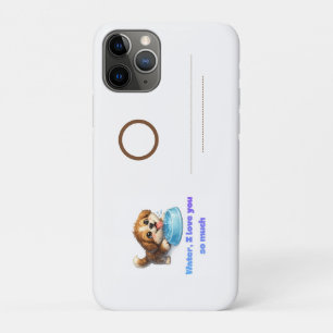 Case-Mate iPhone Case Conception d'hydratation de chiot heureux