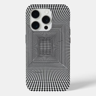 Coque Case-Mate iPhone Conception d'illusion optique noir et blanc
