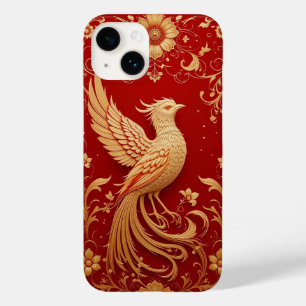 Coque Case-Mate iPhone Conception d'oiseau doré élégant