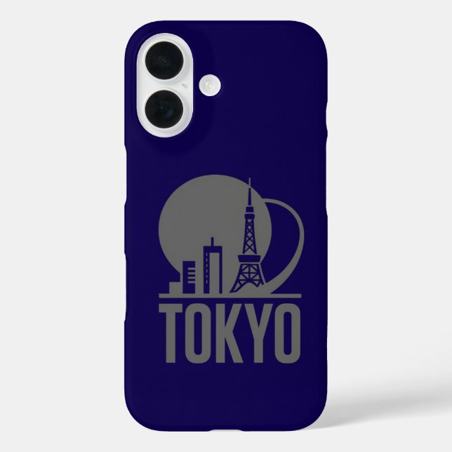 Coques Case-Mate iPhone Conception du cercle Skyline de Tokyo (Verso)