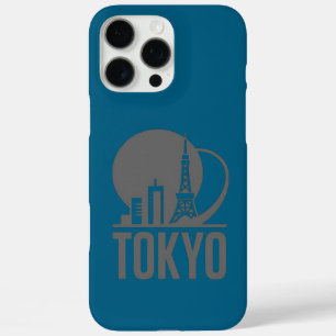 Coque iPhone 16 Pro Max Conception du cercle Skyline de Tokyo