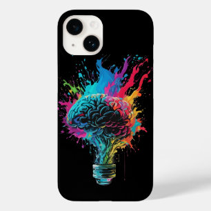 Coque Case-Mate iPhone Conception Du Cerveau Avec Explosion De Bulbe Colo