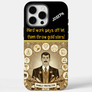 Coque iPhone 16 Pro Max Conception d'un avocat créatif en protection de la