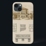 Etui iPhone 13 Conception d'une propriété avec plans d'intérieur<br><div class="desc">Un joli dessin de motifs architecturaux pour un domaine,  avec des plans pour l'intérieur. Si vous songez à construire votre propre maison,  ces conceptions peuvent vous intriguer. Achetez une copie aujourd'hui !</div>