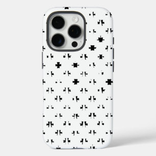 Coque iPhone 16 Pro Conception en noir et blanc