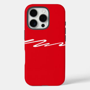 Coque iPhone 16 Pro Conception en rouge