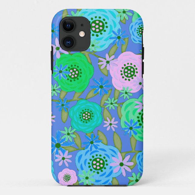Coques Case-Mate iPhone Conception florale (Dos)