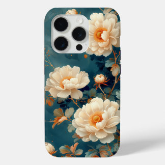Coque Case-Mate iPhone Conception florale de Camélia blanc