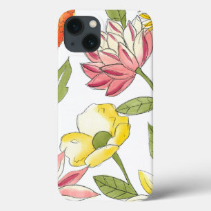 iPhone 13 Coque Conception florale de jardin avec l'arrière - plan