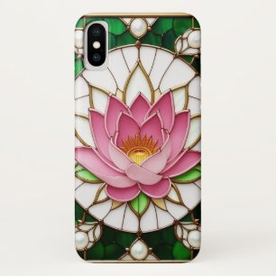 Case-Mate iPhone Case Conception florale de vitrail coloré