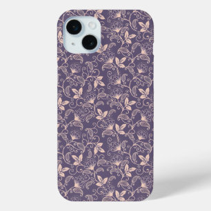 Coque Case-Mate iPhone Conception florale vintage avec des vignes tourbil
