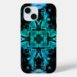 Coque Case-Mate iPhone Conception fractale de plasma électrique futuriste