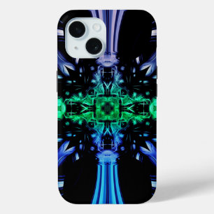 Coque Case-Mate iPhone Conception fractale de plasma électrique futuriste