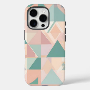 Coque iPhone 16 Pro 🔷 "Conception géométrique esthétique" 🔶