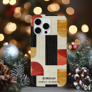 Coque Case-Mate iPhone Conception Géométrique Moderniste Terreuse, Attrai
