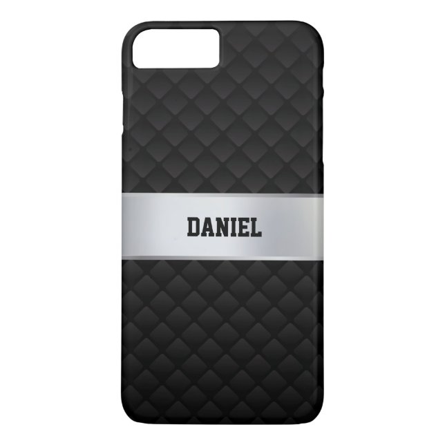 Coques Case-Mate iPhone Conception géométrique noire (Dos)