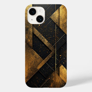 Coque Case-Mate iPhone Conception Géométrique Or Noir