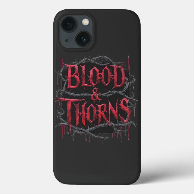 Coques Case-Mate iPhone Conception gothique Sang & Épines – Sombre et Auda (Verso)