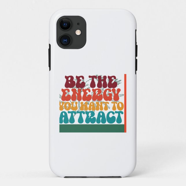 Coques Case-Mate iPhone Conception graphique de l'énergie positive (Dos)