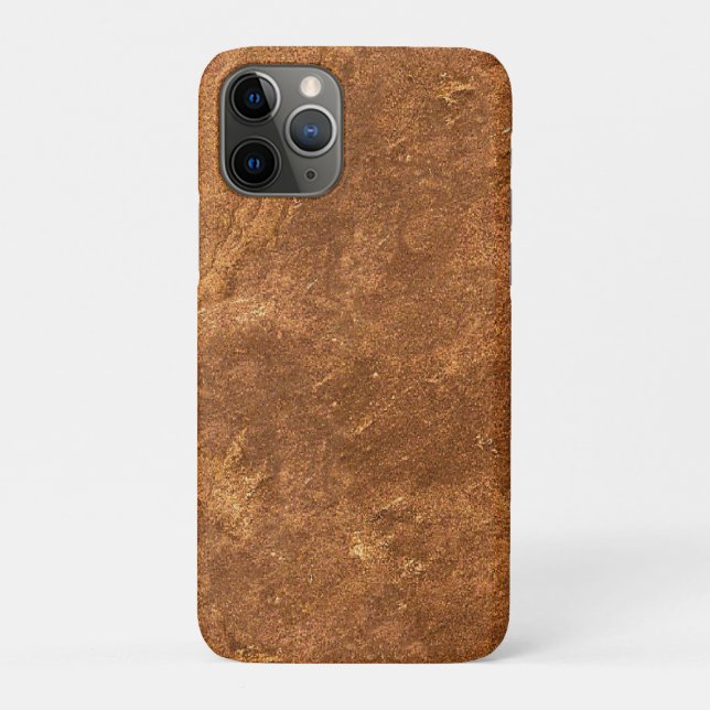 Coques Case-Mate iPhone Conception Marron Grès (Dos)