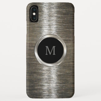Case-Mate iPhone Case Conception métallique argentée du monogramme des