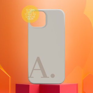 Coque Case-Mate iPhone Conception minimale avec un énorme monogramme - Co