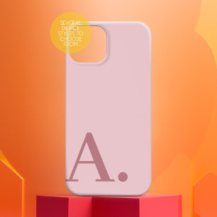 Coque Case-Mate iPhone Conception minimale avec un énorme monogramme - ro
