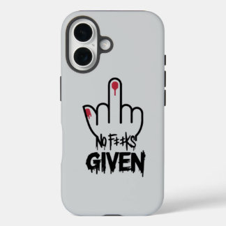 Coque Pour iPhone 16 Conception minimaliste de doigt d'honneur - Déclar