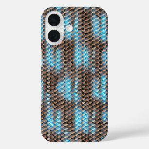 Coque Pour iPhone 16 Conception moderne abstraite de motif numérique 12