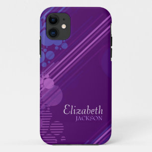 Coque Case-Mate Pour iPhone Conception moderne de Grunge pourpre