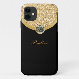 Coque iPhone 11 Conception moderne de monogramme