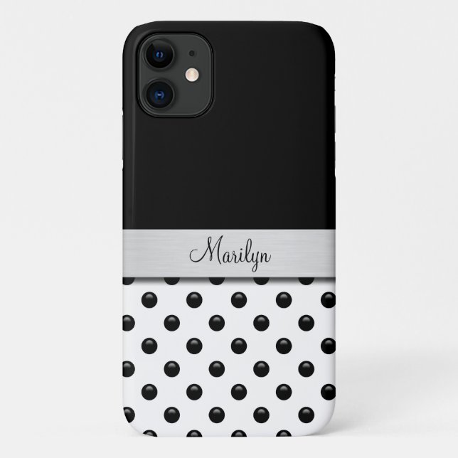 Coques Case-Mate iPhone Conception moderne tendance de monogramme (Dos)