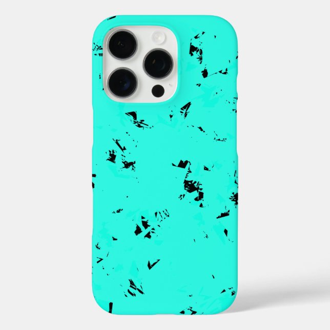 Coques Case-Mate iPhone Conception motif en Mint et Noir (Verso)