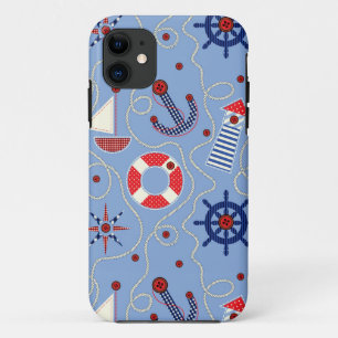 Coques Pour iPhone Conception nautique de patchwork