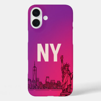Coque Pour iPhone 16 Plus Conception NY Core