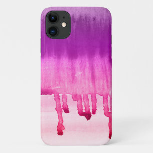 Case-Mate iPhone Case Conception Ombre de couleur d'eau violet rose tend