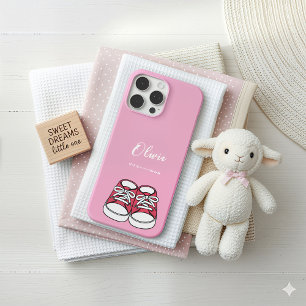 Coque iPhone 16 Pro Max Conception personnalisée du nom de bébé Parfait