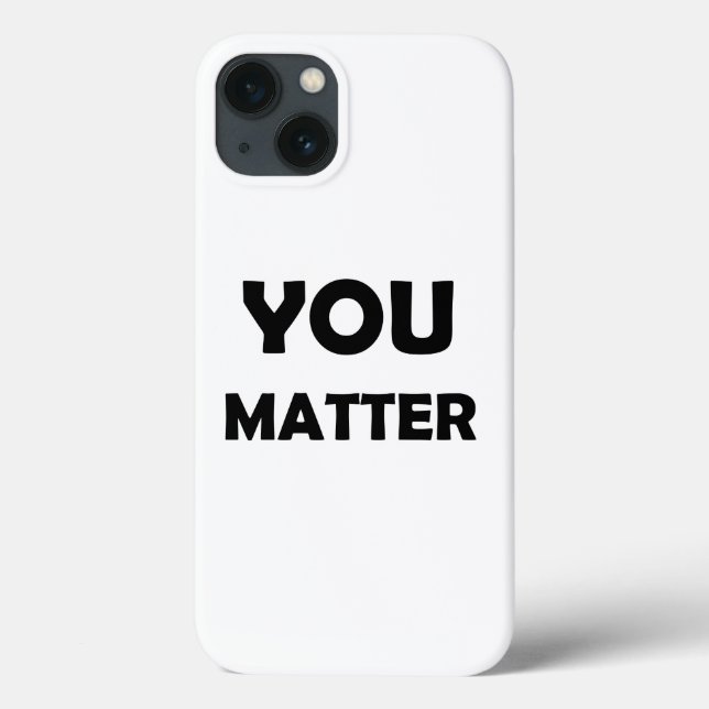 Coques Case-Mate iPhone Conception positive - Vous avez de l'importance Af (Verso)