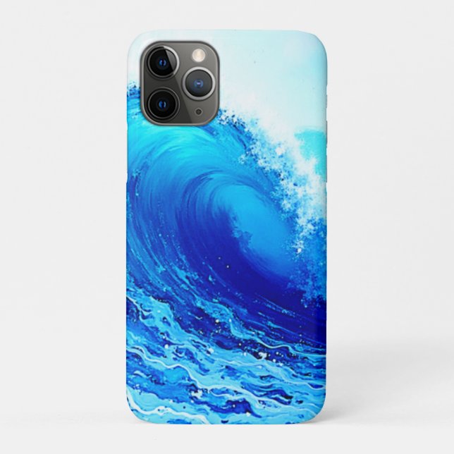 Coques Case-Mate iPhone Conception puissante des ondes océaniques (Dos)