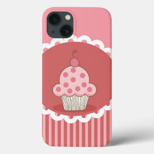 iPhone 13 Coque Conception rose de petit gâteau