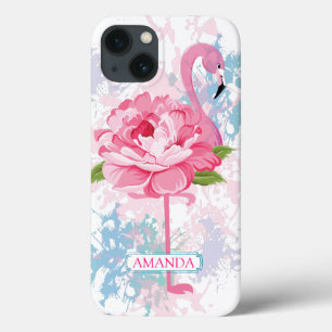 Case-Mate iPhone Case Conception rose florale personnalisée de flamant
