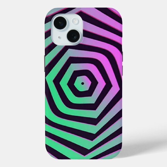 Coques Case-Mate iPhone Conception spirale colorée (Verso)