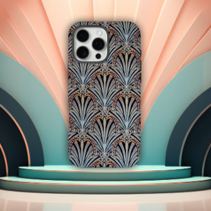 Coque iPhone 16 Pro Max Conception stylisée d'éventail Art déco