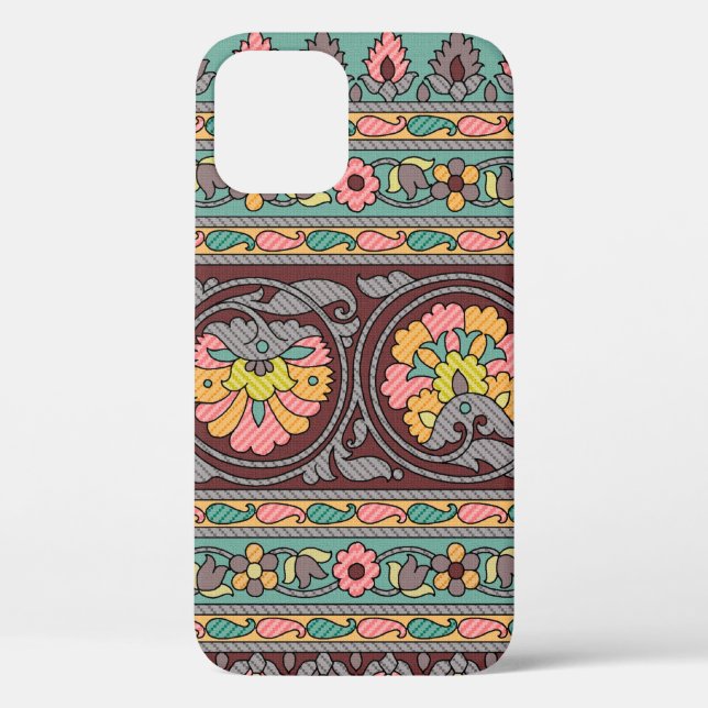 Coques Case-Mate iPhone Conception traditionnelle de la frontière moghole, (Verso)