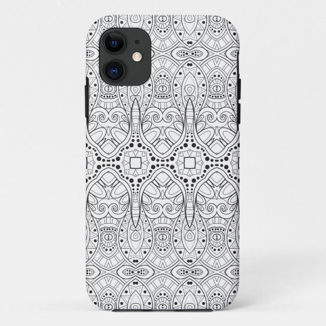 Coques Case-Mate iPhone Conception tribale de Zendoodle (Dos)