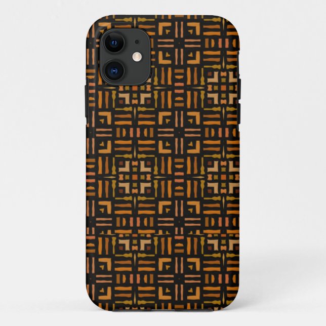 Coques Case-Mate iPhone Conception Tribale Géométrique Africaine Chaude 2 (Dos)