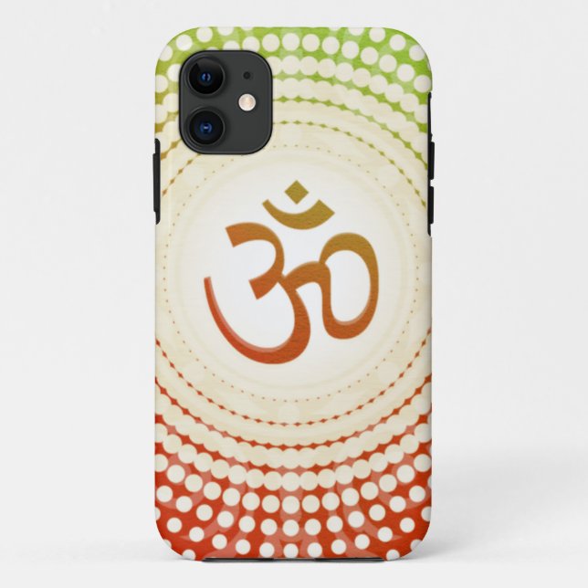 Coques Case-Mate iPhone Conception vibrante d'Aum (Dos)