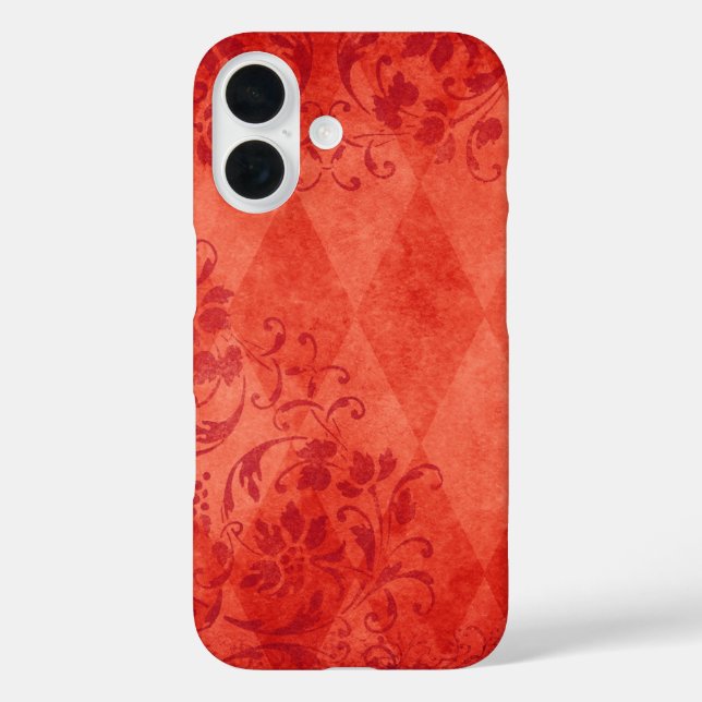 Coques Case-Mate iPhone Conception Vintage orange (Verso)